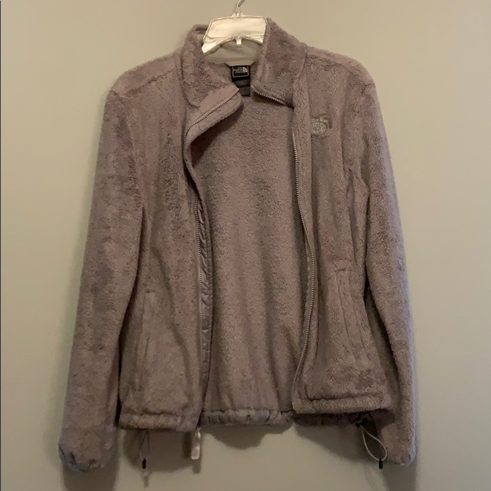 North face fuzzy jacket